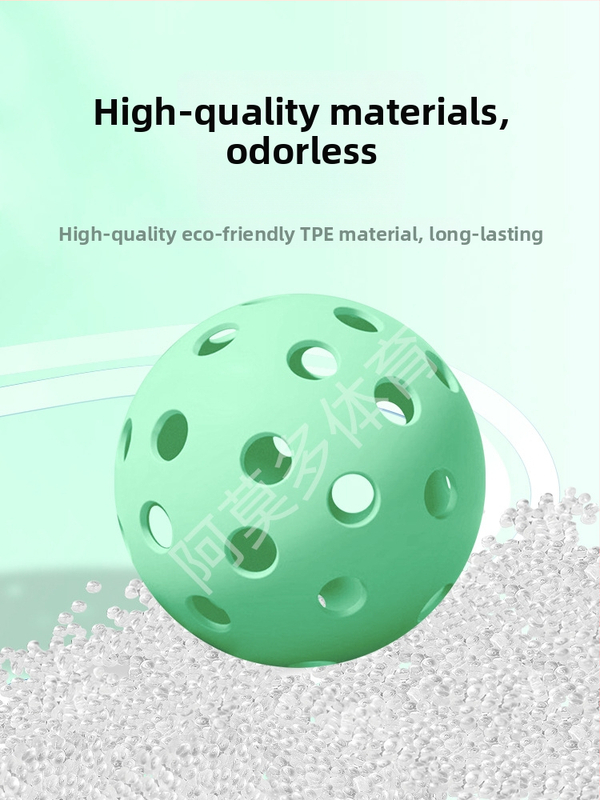 TPES pickleball lopta, 40 otvorov, 25 g, vnútorné a vonkajšie tréningy