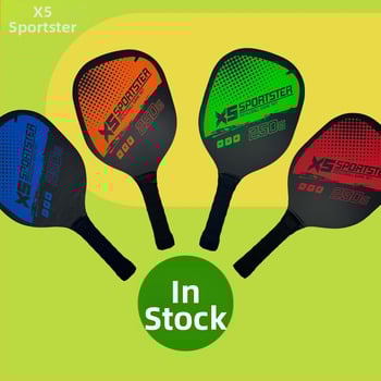 Pickleball raketų rinkinys – Burning Wings, 249 g, aukštos kokybės topo mediena