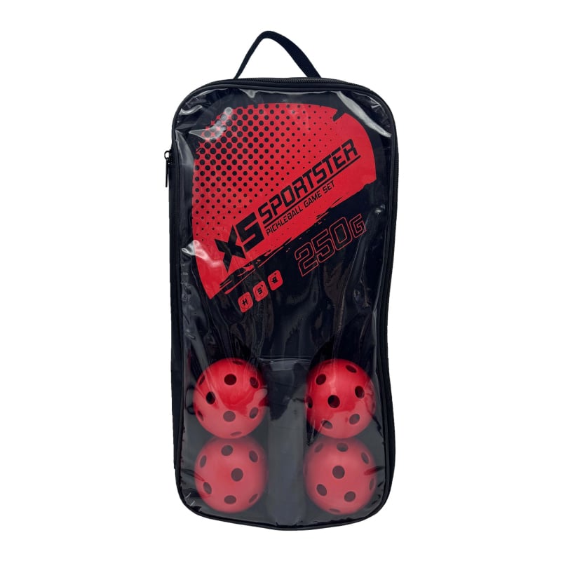 Pickleball raketų rinkinys – Burning Wings, 249 g, aukštos kokybės topo mediena