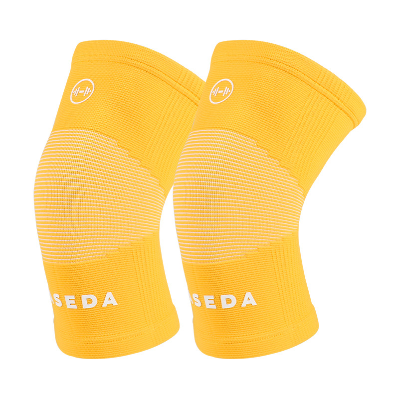 Genunchiere din nylon tricotat – protecție pentru genunchi pentru ridicarea greutăților, îndreptări și genuflexiuni, potrivire universală