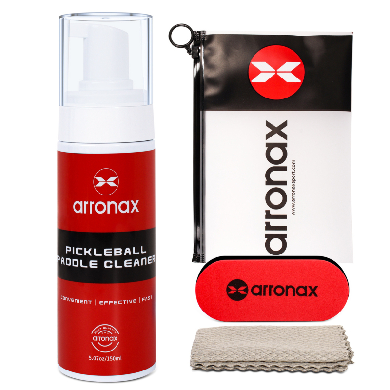 Arronax pickleball raketes tīrīšanas līdzeklis – tīrīšanas šķidrums, svars 150 ml