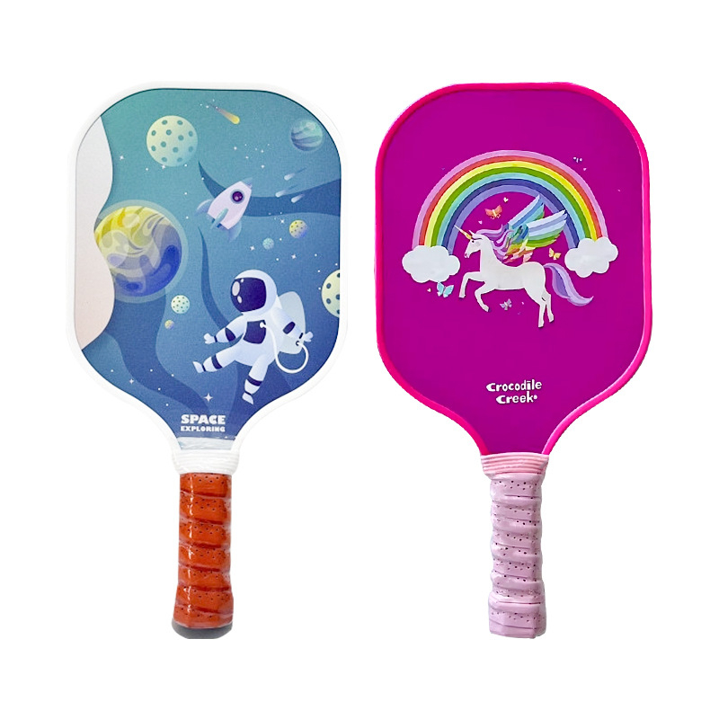 Set de rachete pickleball pentru copii Hasago, din fibră de sticlă, 195 g, pentru începători