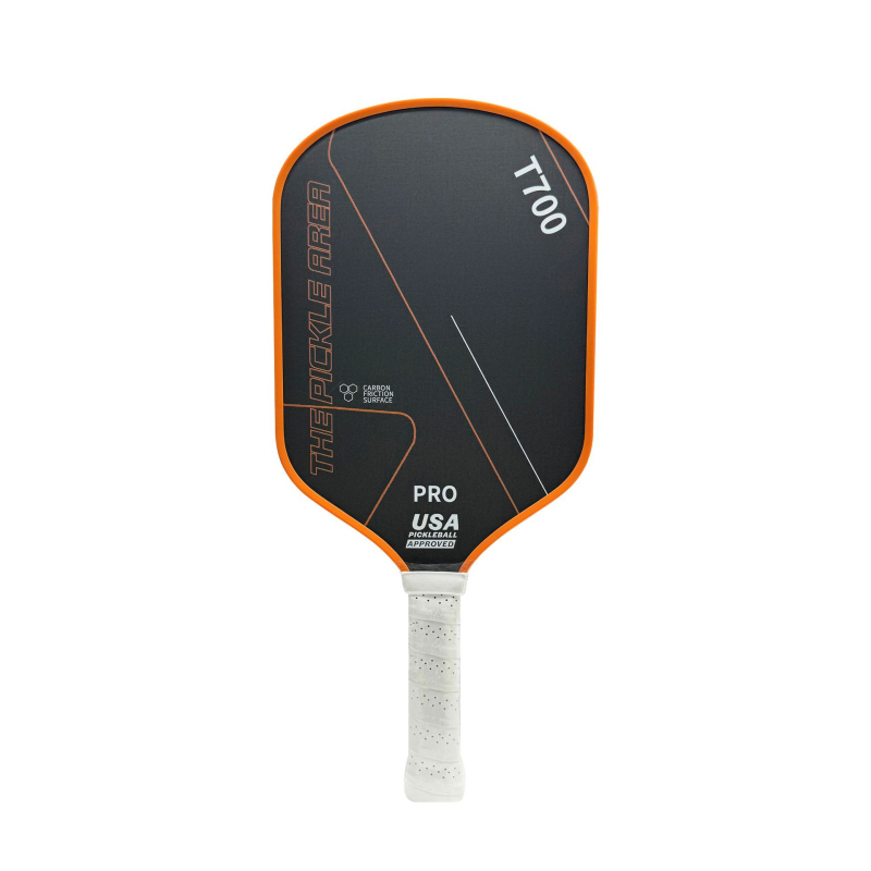 Pickleball raketa T700 z karbónových vlákien, 16 mm hrúbka, polymer honeycomb core, hmotnosť 225 g ±10 g