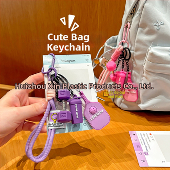 Σετ ρακέτες pickleball με καρτούν στυλ, μπρελόκ κλειδιών, μπουκάλι νερού ντοπαμίνης και μενταγιόν για σακίδιο