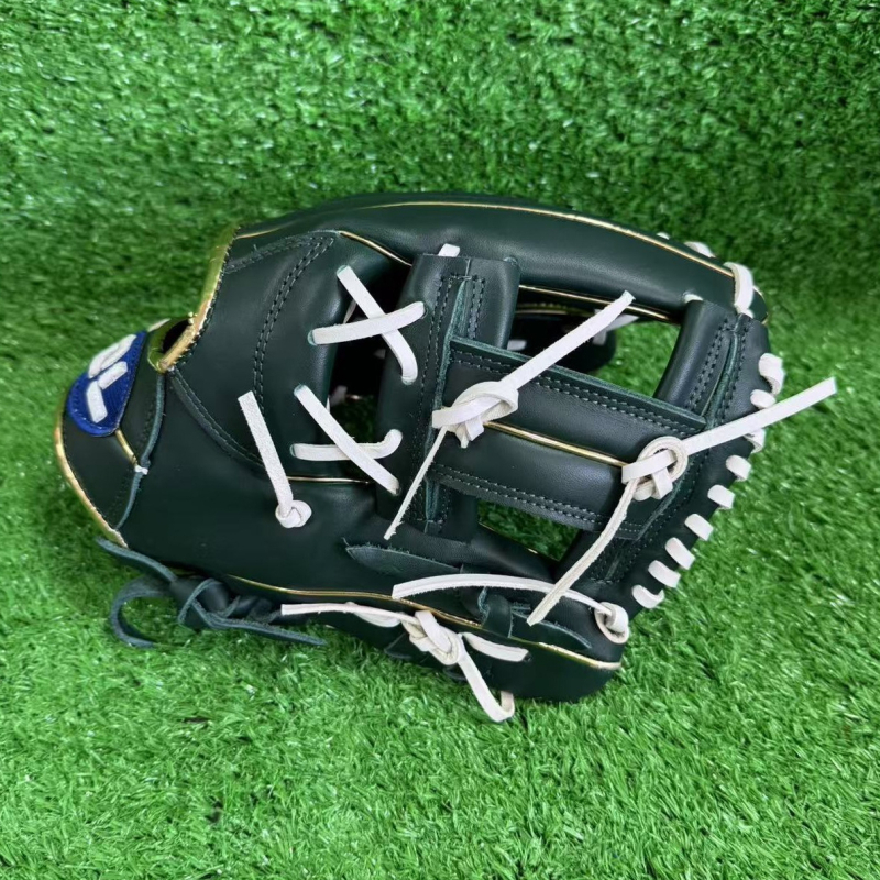 Ādas cieta infield rokas cimds beisbolam un softballam, jauniešiem un pieaugušajiem, iespēja logotipa drukāšanai