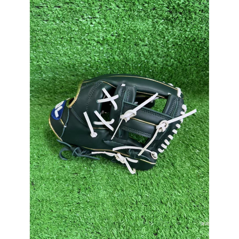 Ādas cieta infield rokas cimds beisbolam un softballam, jauniešiem un pieaugušajiem, iespēja logotipa drukāšanai