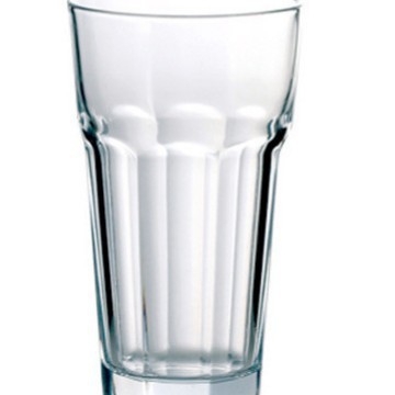 Чаша за игра на тенис на маса – право цилиндрично стъкло от сода-лайм, кръгла форма, филтър, комплект от шест броя, модерен минималистичен стил