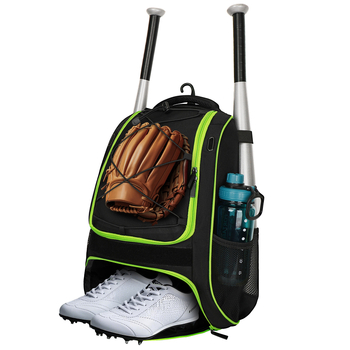 Спортна раница за бейзбол и софтбол, Оксфорд плат, унисекс, за външни спортове, разширяем капацитет