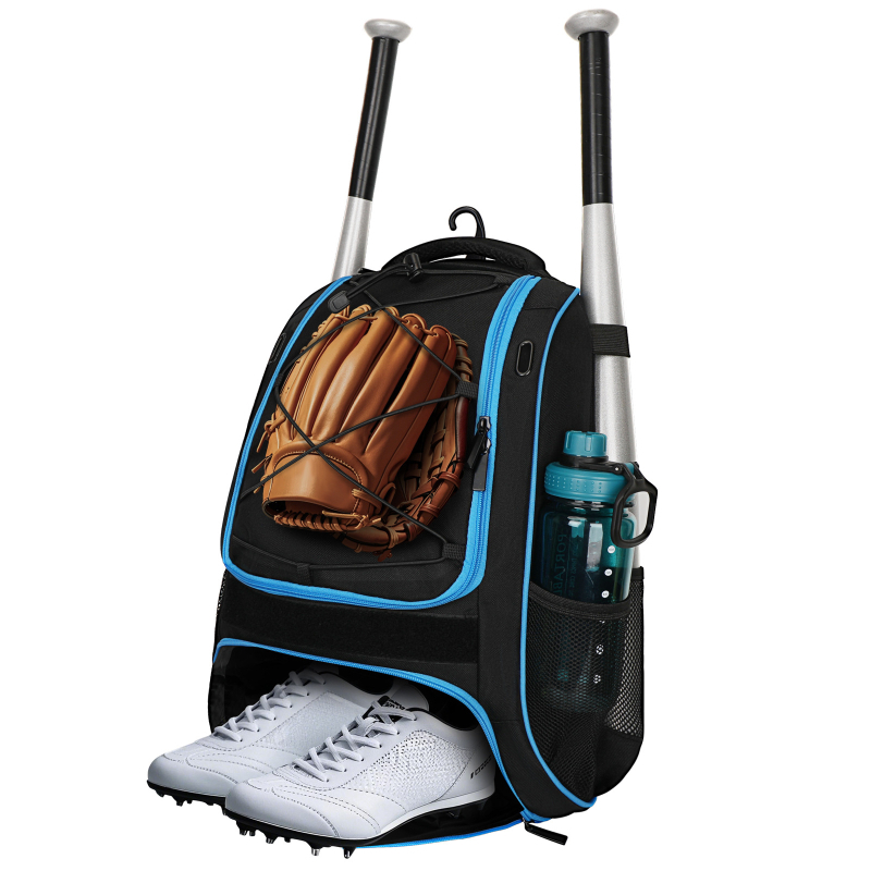 Спортна раница за бейзбол и софтбол, Оксфорд плат, унисекс, за външни спортове, разширяем капацитет