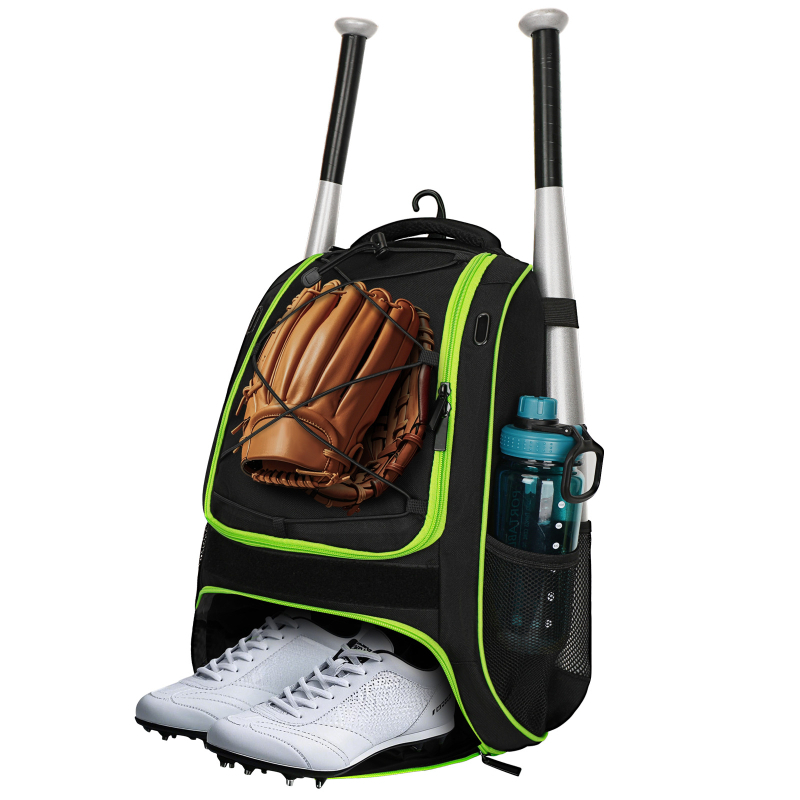 Спортна раница за бейзбол и софтбол, Оксфорд плат, унисекс, за външни спортове, разширяем капацитет