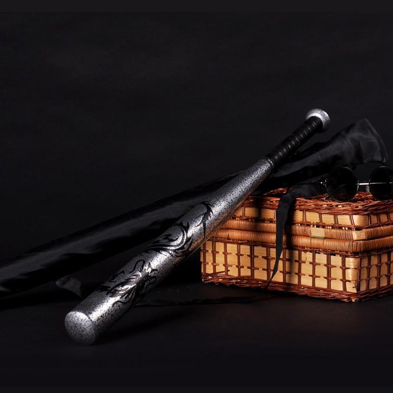 Sakausējuma tērauda beisbola nūja ar pūķa rakstu, vispārējai lietošanai, logotipa drukāšana pieejama