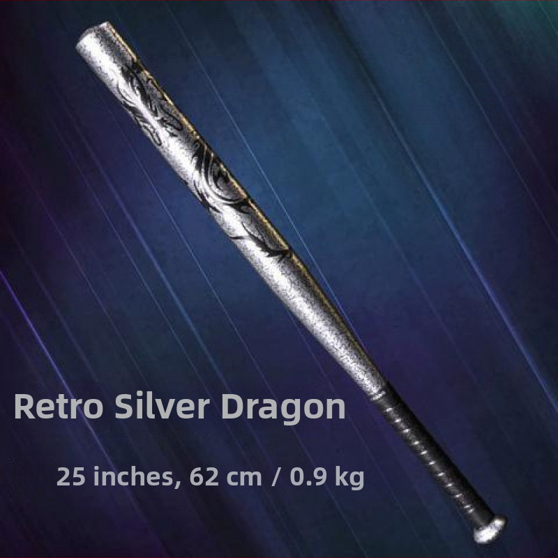 Sakausējuma tērauda beisbola nūja ar pūķa rakstu, vispārējai lietošanai, logotipa drukāšana pieejama