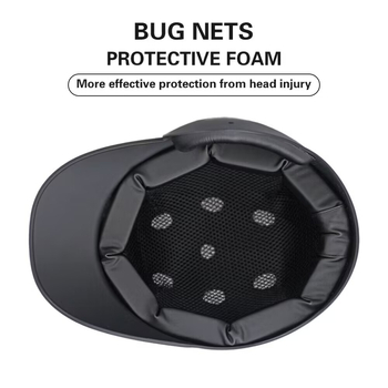 Baseball cepure ar dubultu ausu aizsardzību un sejas aizsargu, ABS konstrukcija, logotipa drukāšana iespējama