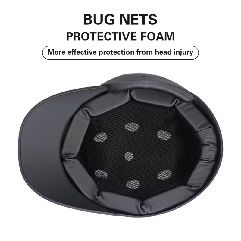 Baseball cepure ar dubultu ausu aizsardzību un sejas aizsargu, ABS konstrukcija, logotipa drukāšana iespējama