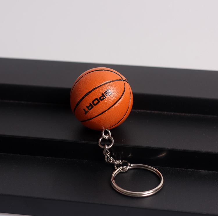 Ključevnica za sportske lopte — privjesak od PU kože, moderni minimalistički stil, individualno pakirano, branda HMD (Materijal: PU koža; Stil: moderni minimalistički; Pakiranje: individualno pakirano; Marka: HMD)