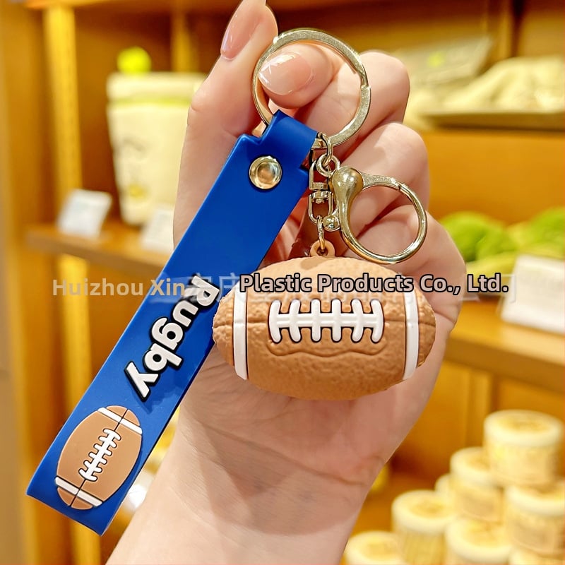 Breloc de chei cu design de mingi sportive (Plastic • Licență IP: Da • Nume IP: Serial de desene animate • Stil drăguț)