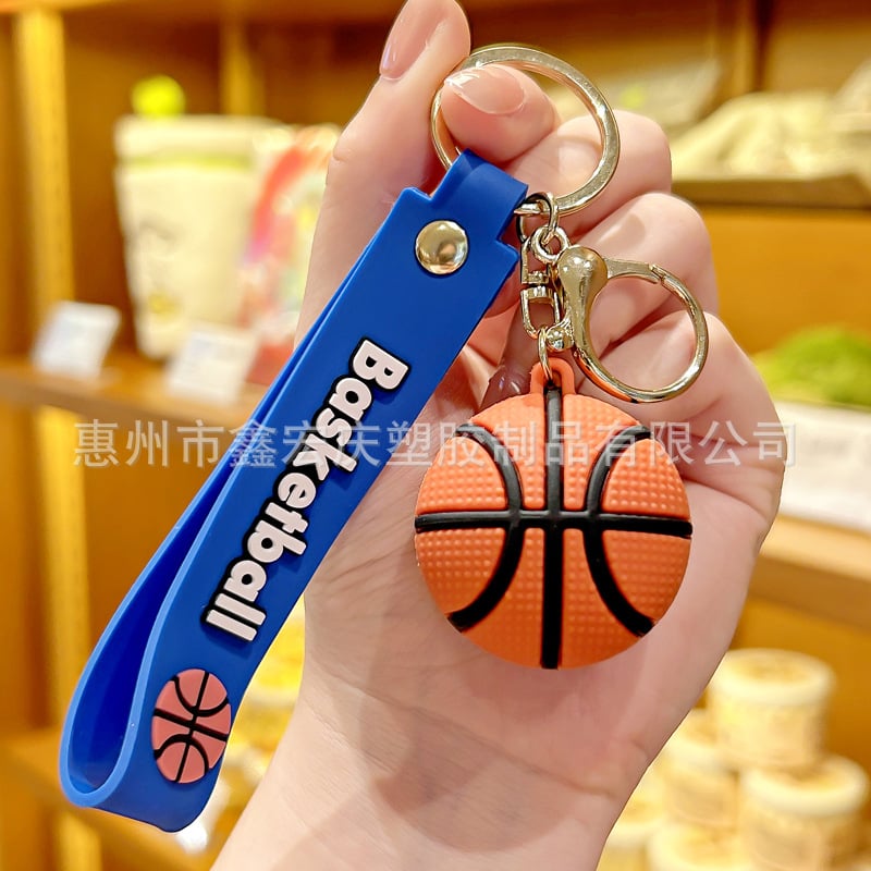 Breloc de chei cu design de mingi sportive (Plastic • Licență IP: Da • Nume IP: Serial de desene animate • Stil drăguț)