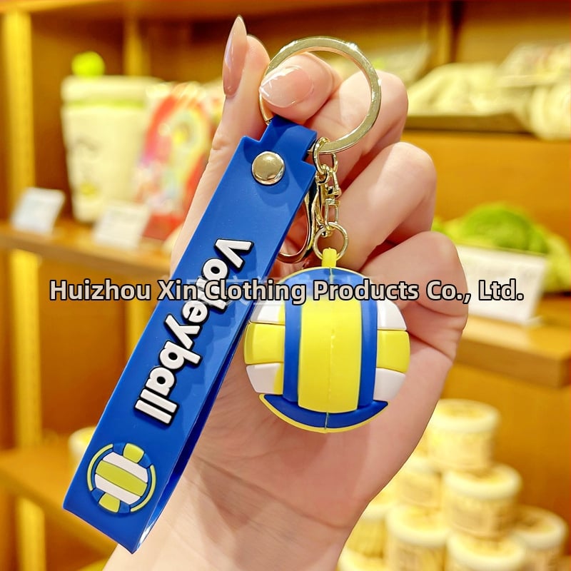 Breloc de chei cu design de mingi sportive (Plastic • Licență IP: Da • Nume IP: Serial de desene animate • Stil drăguț)