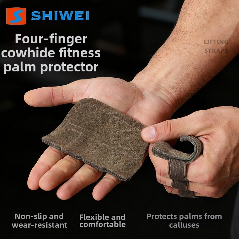 Kvadrātveida dubulti slāņu liellādas plaukstas aizsargs, pretslīdīgs un izturīgs, paredzēts treniņiem, piemērots pievilkšanās un vilkšanas vingrinājumiem uz vienu stangu un paralēlajām stangām, universāls