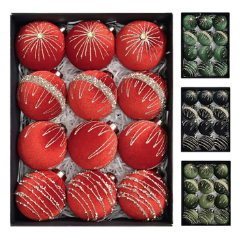 Baoling πλαστική χριστουγεννιάτικη μπάλα διακόσμησης δέντρου – μοντέρνο μινιμαλιστικό στυλ, ημιχειροκίνητη και ημιμηχανική κατασκευή