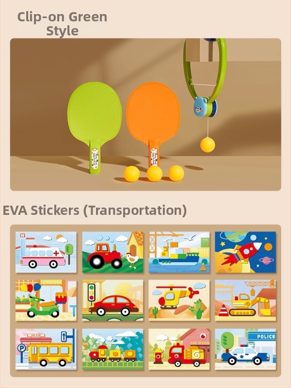 Laste lauatennise treener – rippuv ukse raamile, sisekasutuseks, PP-materjal, kohandatav