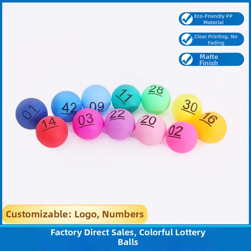 Lauatennise treeningpall — PP-materjal, trükitud logo, kohandamine saadaval