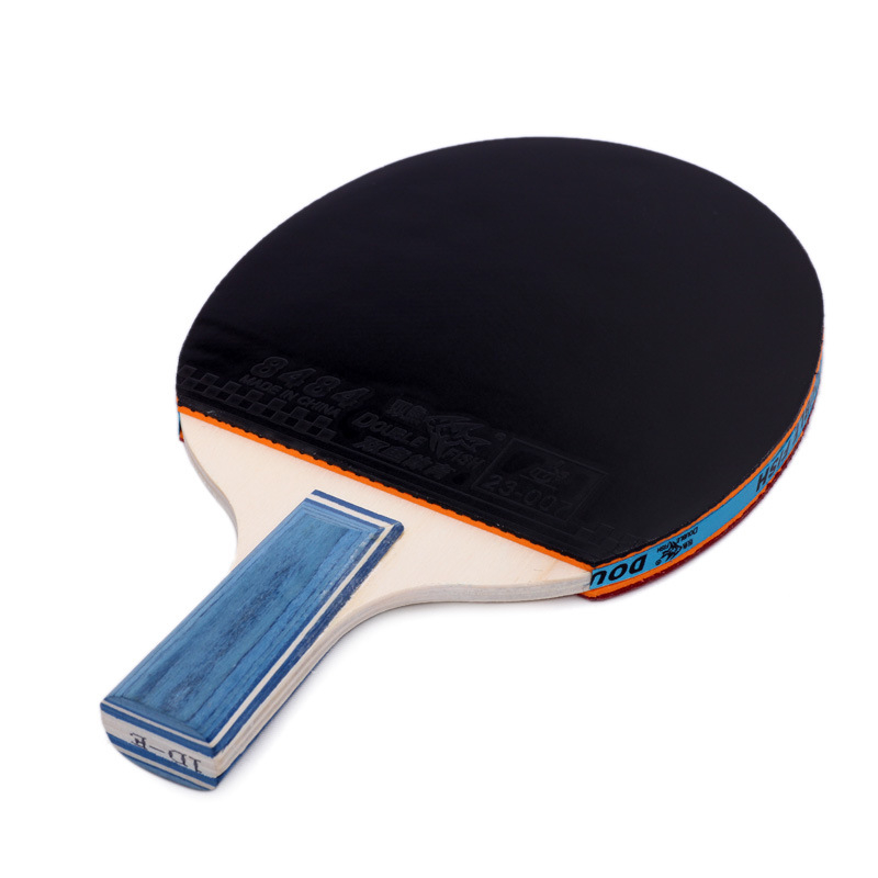 Rachetă de tenis de masă pentru începători – stil Shakehand, lamă din poplar, gumă anti-adeziv, personalizabil cu siglă, brand Double Fish