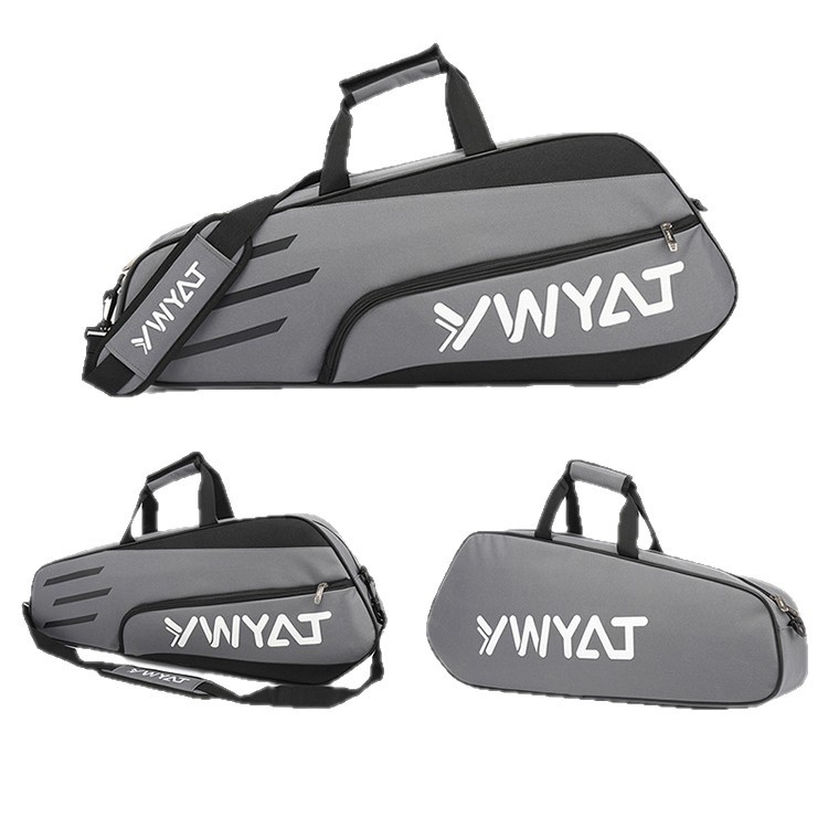 YWYAT badmintona soma, 3 raketēm, universāla, audums: kanvas un poliesteris