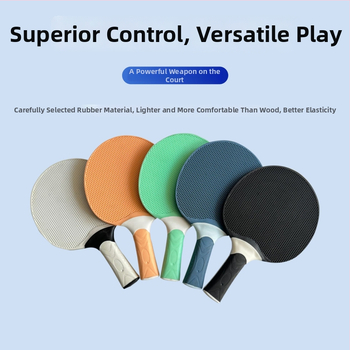 LONGLOVE Rachetă de tenis de masă cu placă PE la bază, cauciuc cu adeziv pozitiv, rachetă tip Shoot Straight, model AL1005906034