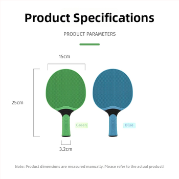 LONGLOVE Rachetă de tenis de masă cu placă PE la bază, cauciuc cu adeziv pozitiv, rachetă tip Shoot Straight, model AL1005906034
