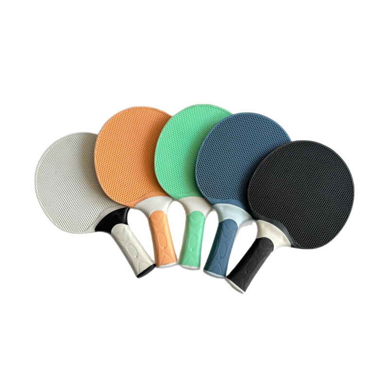 LONGLOVE Rachetă de tenis de masă cu placă PE la bază, cauciuc cu adeziv pozitiv, rachetă tip Shoot Straight, model AL1005906034