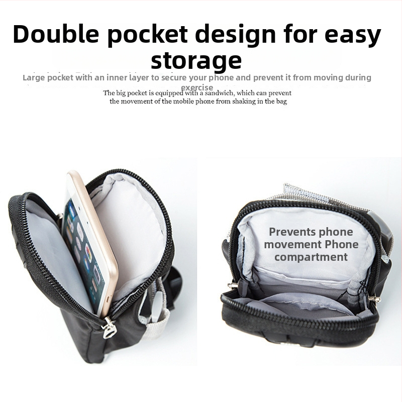 Futáshoz karra szerelhető telefon-táska - uniszex, Oxford anyag, kültéri sportok, tavasz 2025