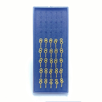 Deguna un lūpu gredzeni komplekts – nerūsējošais tērauds, elektroplakēšana, universāls, vienkāršs stils, Type C forma