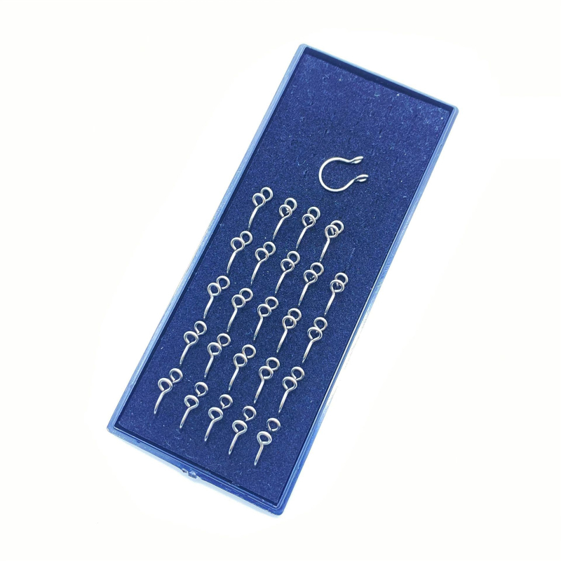 Deguna un lūpu gredzeni komplekts – nerūsējošais tērauds, elektroplakēšana, universāls, vienkāršs stils, Type C forma