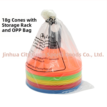 Set de 50 discuri cu logo pentru antrenamente de fotbal — material PE, brand Crown, accesorii de antrenament; potrivit pentru fotbal, volei cu picioarele, tenis de masă și badminton.