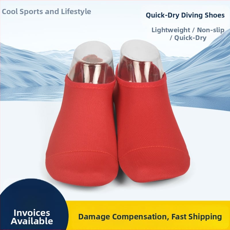 Șosete de scufundare, antiderapante, uscare rapidă, pentru sporturi nautice, talpă aderentă