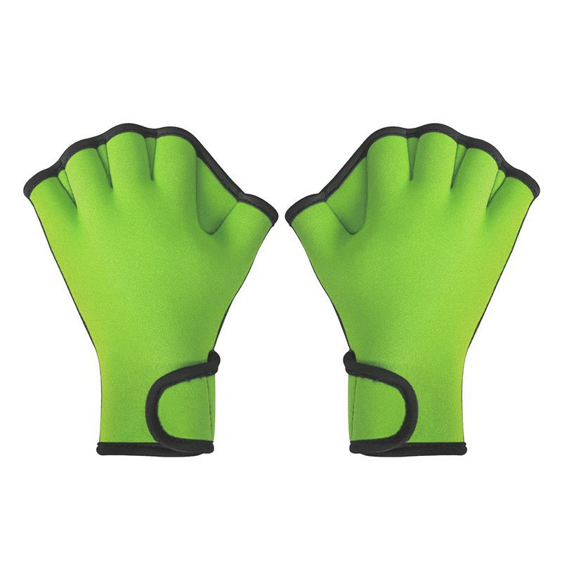 Gumene rukavice za plivanje s web-dlanovima za trening (Brand: OMOUBOI; Materijal: gumeni potapljački materijal; Primarna publika: djeca i odrasli; Ovlaštene privatne marke: Da)