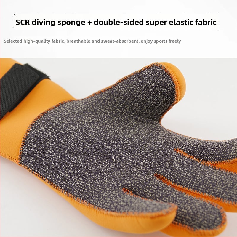 3 mm storio silikono nardymo pirštinės – unisex, neslystančios, atsparios dėvėjimui, UV apsauga, nardymas, plaukimas ir banglenčių sportas