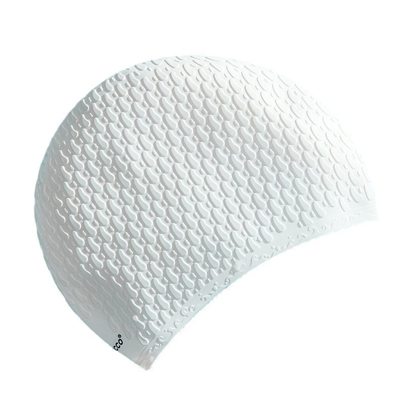 Silikonska kapa za plivanje za odrasle – vodootporna, prošireni dizajn mjehurića, zaštita ušiju