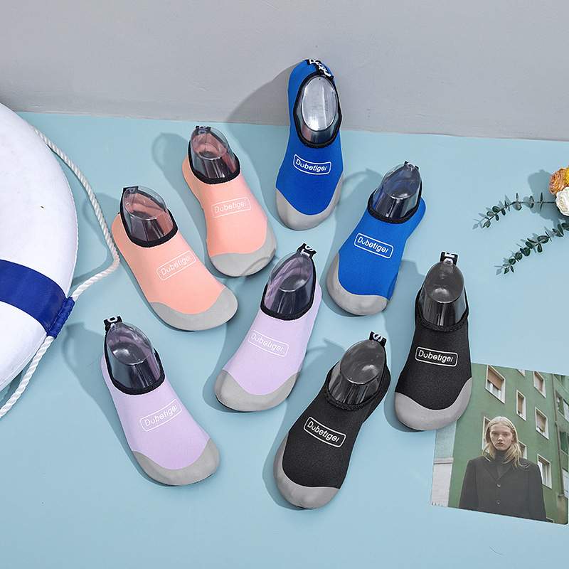 Pantofi de apă unisex din PVC pentru scufundări, snorkeling și înot, talpă antiaderentă