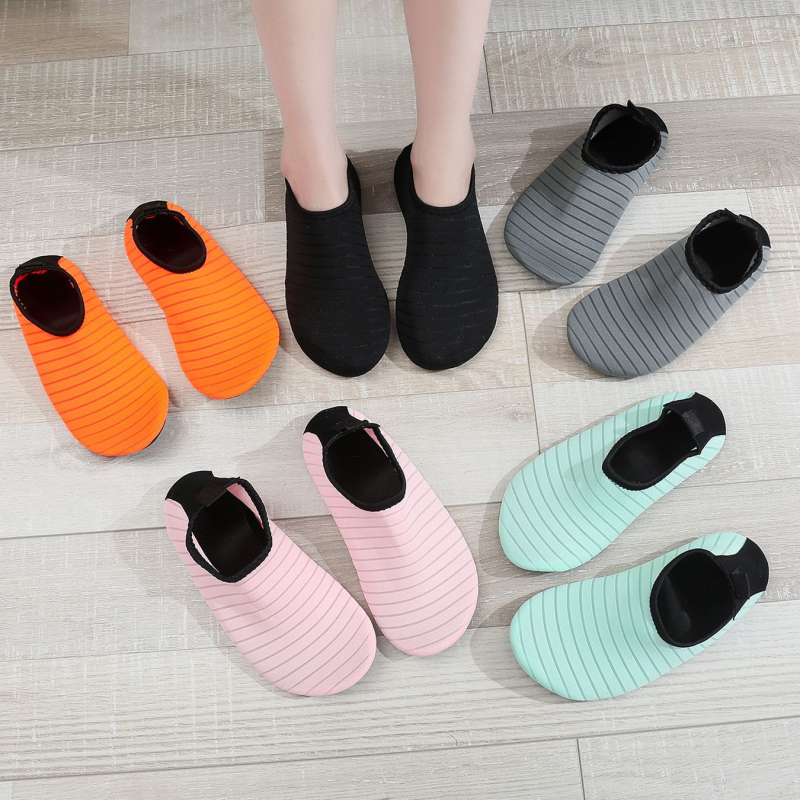 Pantofi de apă unisex din PVC pentru scufundări, snorkeling și înot, talpă antiaderentă