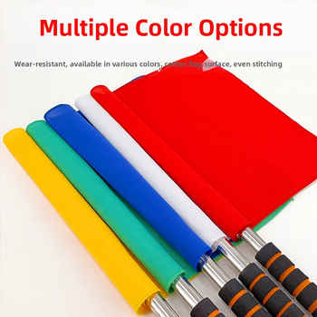 Set de steaguri pentru arbitru, pentru antrenamente de atletism — Steaguri marginale și laterale, material poliester-bumbac | Cod produs: A57121 | Brand: AOLY | Pentru fotbal, baschet și volei