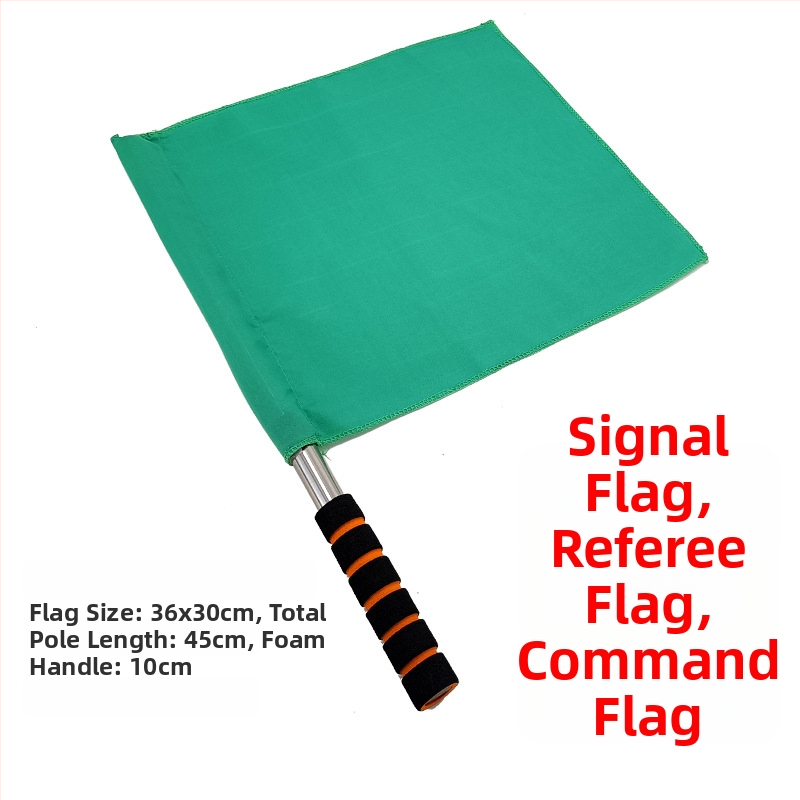 Set de steaguri pentru arbitru, pentru antrenamente de atletism — Steaguri marginale și laterale, material poliester-bumbac | Cod produs: A57121 | Brand: AOLY | Pentru fotbal, baschet și volei