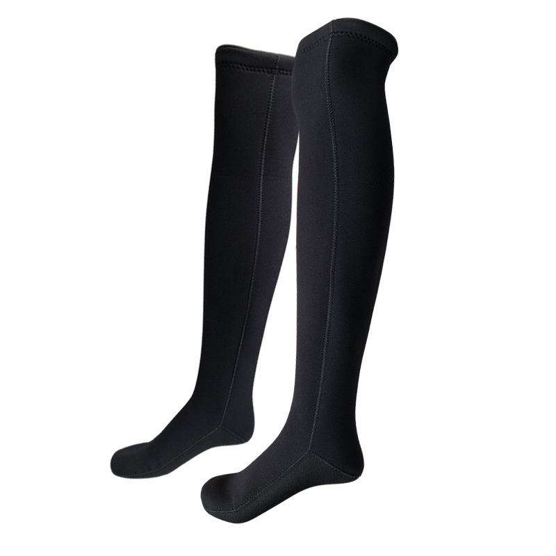 Șosete de scufundări 3 mm neopren, impermeabile, lungi pentru înot, antiderapante, anti-zgârieturi
