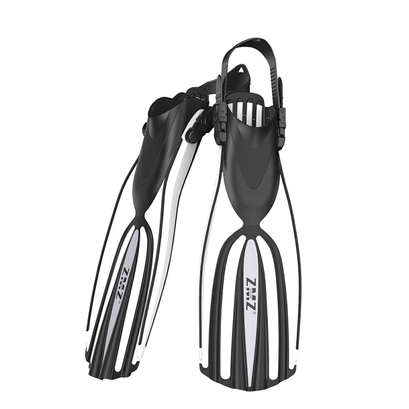 Duge ronilačke peraje od PVC, ZMZDIVE, prilagodljive, s mogućnošću privatne etikete, za odrasle