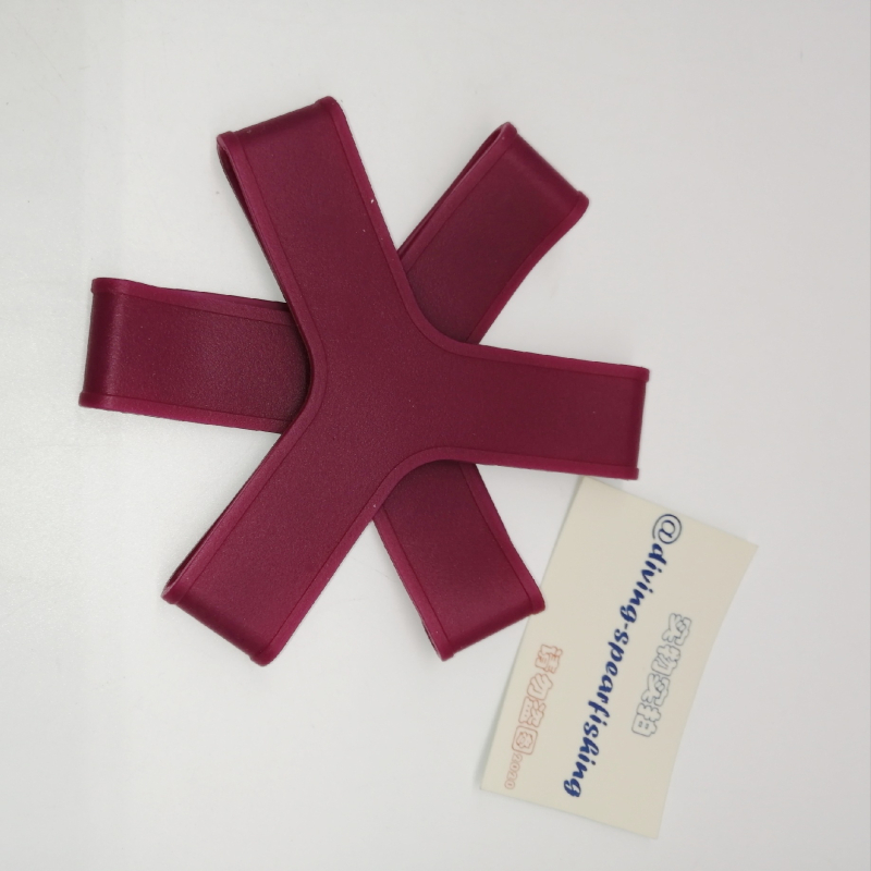 Silikonska traka za pričvršćivanje plivačkih peraja s prstenom za zadržavanje — za odrasle, sprječava gubitak tijekom ronjenja i snorkelinga