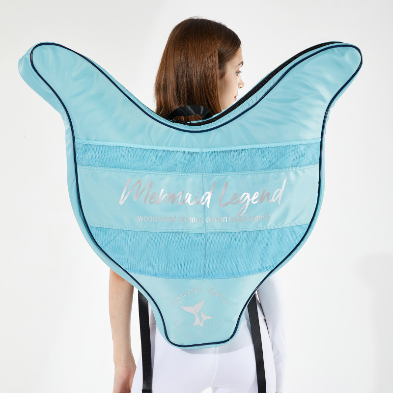 Sukeldumiskott merineitsi saba kujundusega, veekindel kanvas seljakott