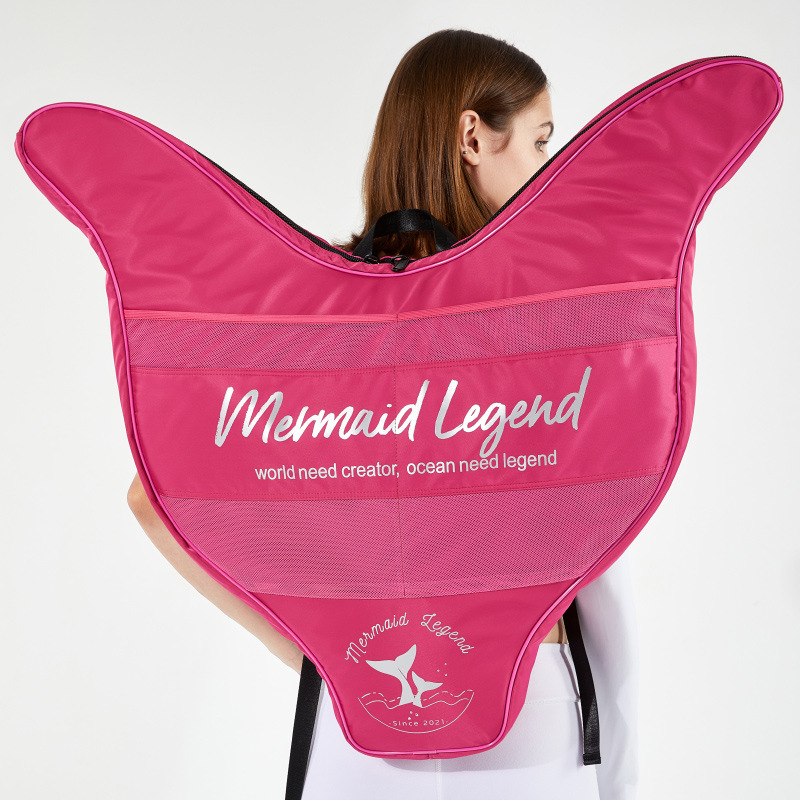 Sukeldumiskott merineitsi saba kujundusega, veekindel kanvas seljakott