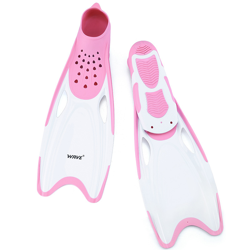 Wave potapljačke fins za odrasle, unisex – lagane i fleksibilne (Materijal: TPR protuklizni + POM smola; Podrijetlo: Guangdong; Marka: Wave; Prilagodba dopuštena)