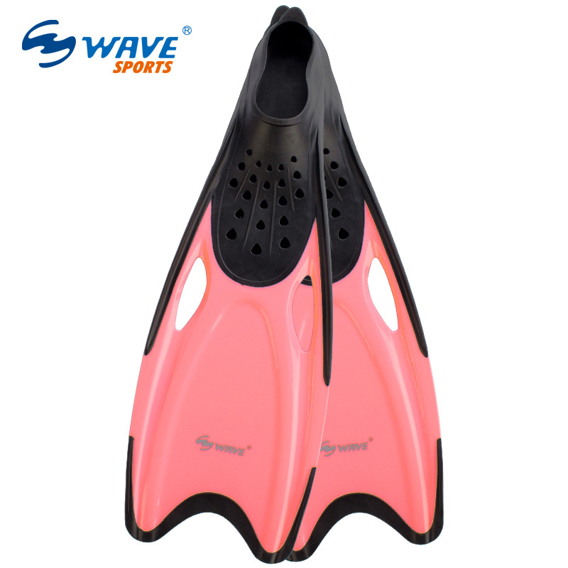 Wave potapljačke fins za odrasle, unisex – lagane i fleksibilne (Materijal: TPR protuklizni + POM smola; Podrijetlo: Guangdong; Marka: Wave; Prilagodba dopuštena)